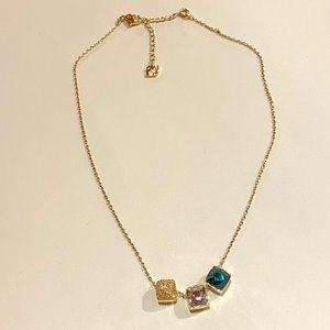 Swarovski Gold “Glance” Necklace